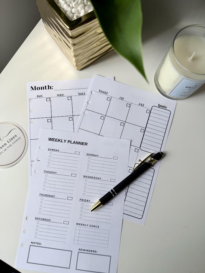 Planner Inserts — Planning Pages
