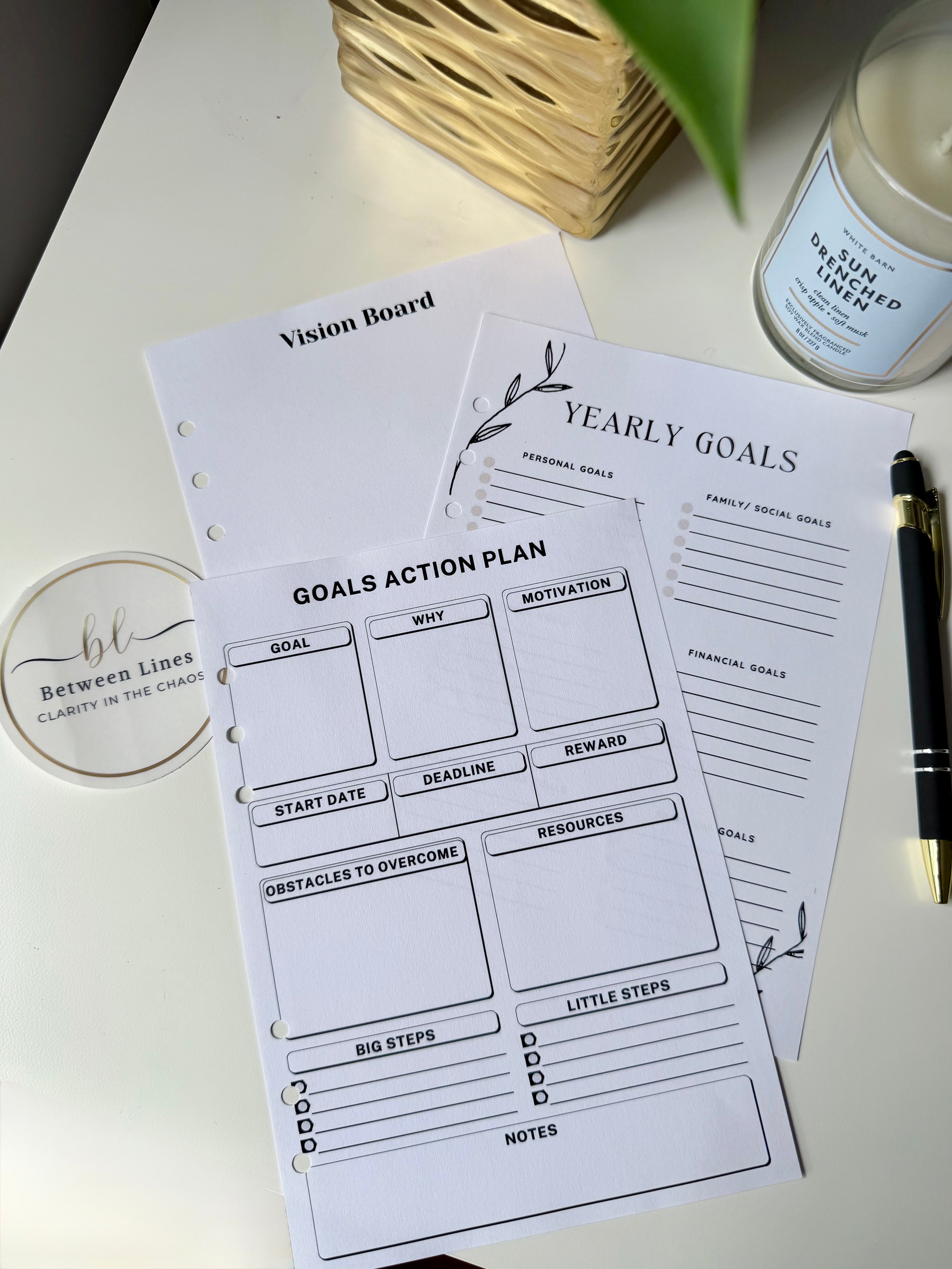 Planner Inserts — Specialty Pages